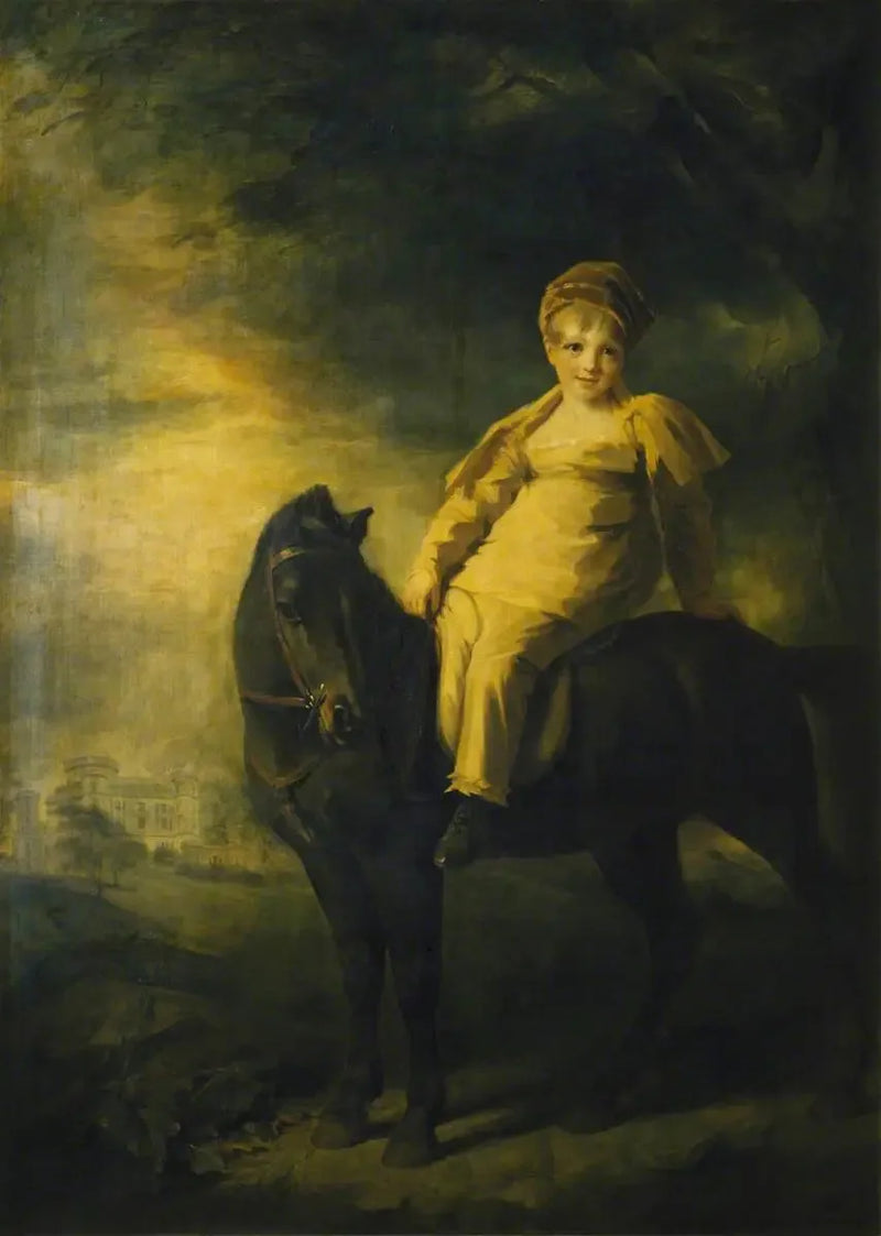 Archibald Montgomerie, senare 13:e earl of Eglinton PC, KT (1812-1861), när han fortfarande var en pojke till häst - Henry Raeburn
