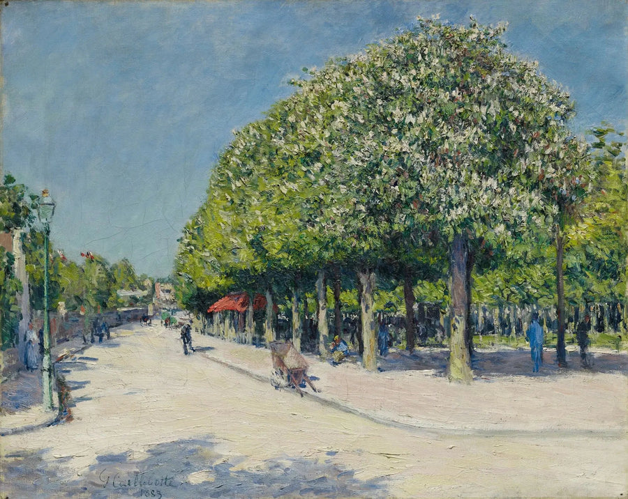 Argenteuil, nöjesfält - Gustave Caillebotte