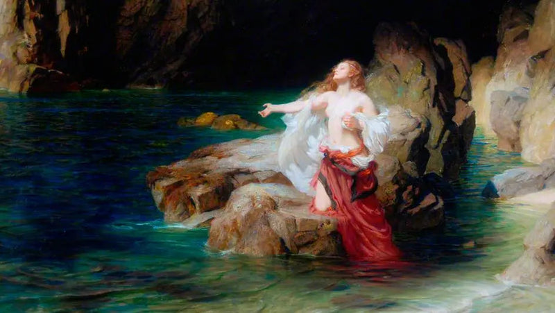 Övergiven Ariadne av Theseus - Herbert Draper