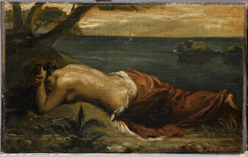 Övergiven Ariane - Théodore Chassériau