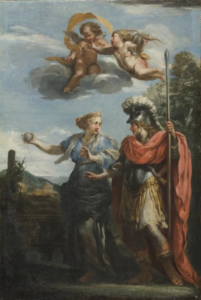 Ariane och Theseus - Pietro da Cortona