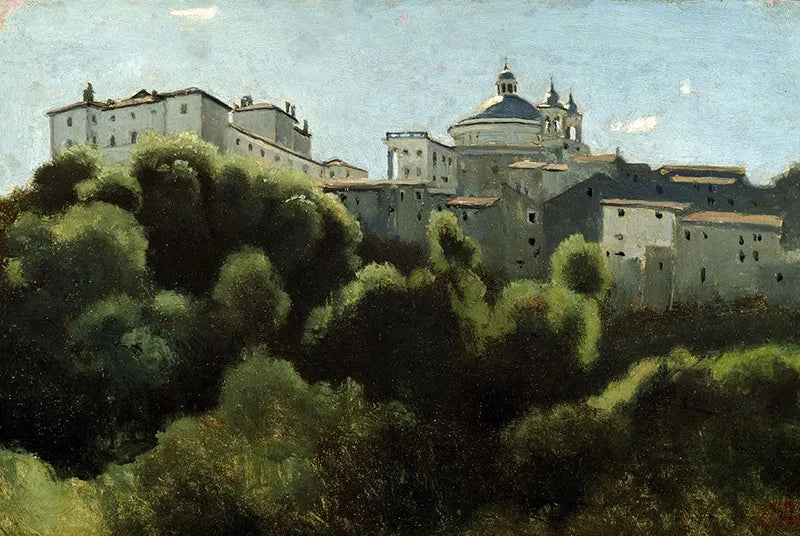 Ariccia, Chigi-palatset - Jean-Baptiste Camille Corot
