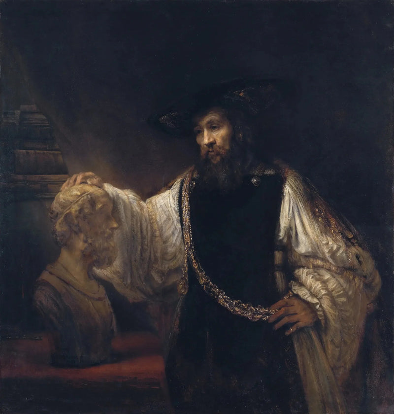 Aristoteles som betraktar Homers byst - Rembrandt