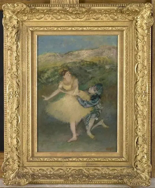 Harlekin och Colombine - Edgar Degas