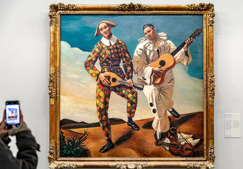 Arlequin och Pierrot - André Derain