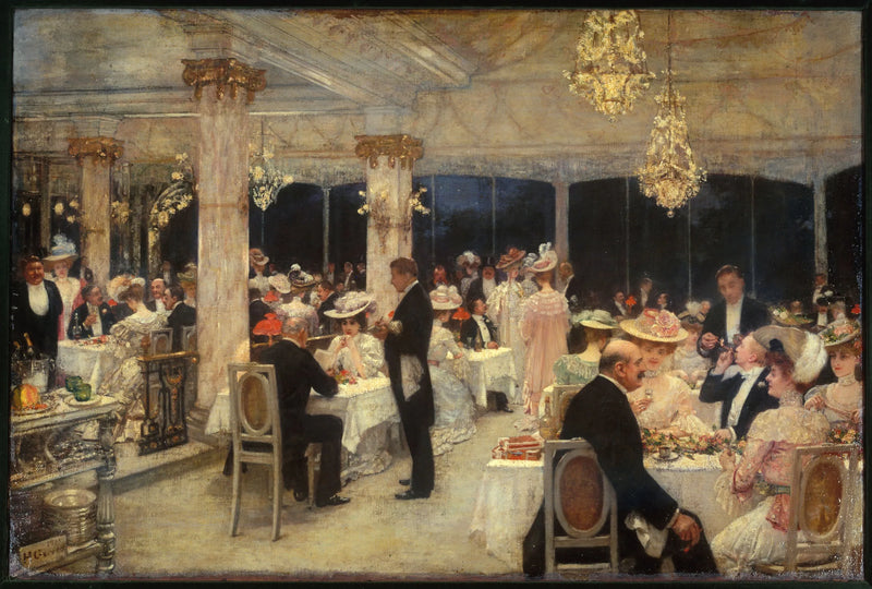Armenonville, le soir du Grand-Prix - Henri Gervex
