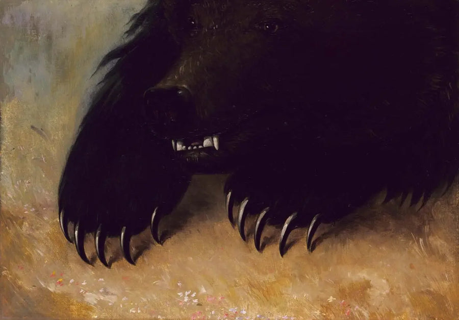 Vapen och ansiktsdrag hos grizzlybjörnen - George Catlin