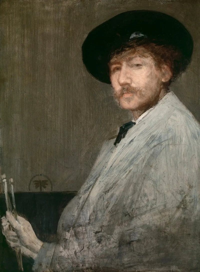 Arrangement i grått: porträtt av målaren - James Abbott McNeill Whistler