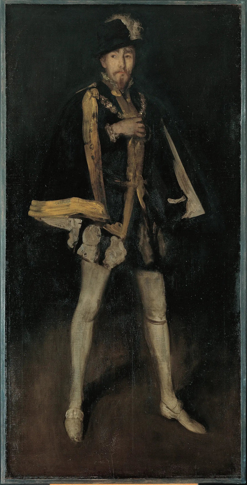 Arrangement i svart, nr 3: Sir Henry Irving i rollen som Filip II av Spanien - James Abbott McNeill Whistler