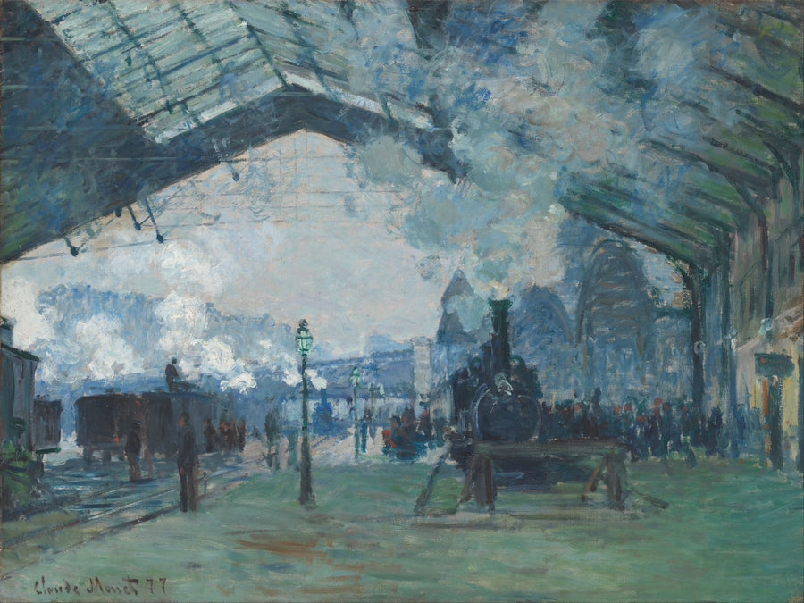 Ankomst av Normandie-tåget, Saint-Lazare station - Claude Monet