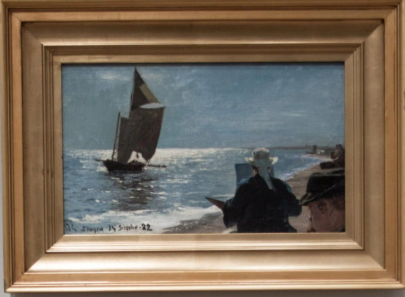 Konstnärer på södra stranden i Skagen - Peder Severin Krøyer