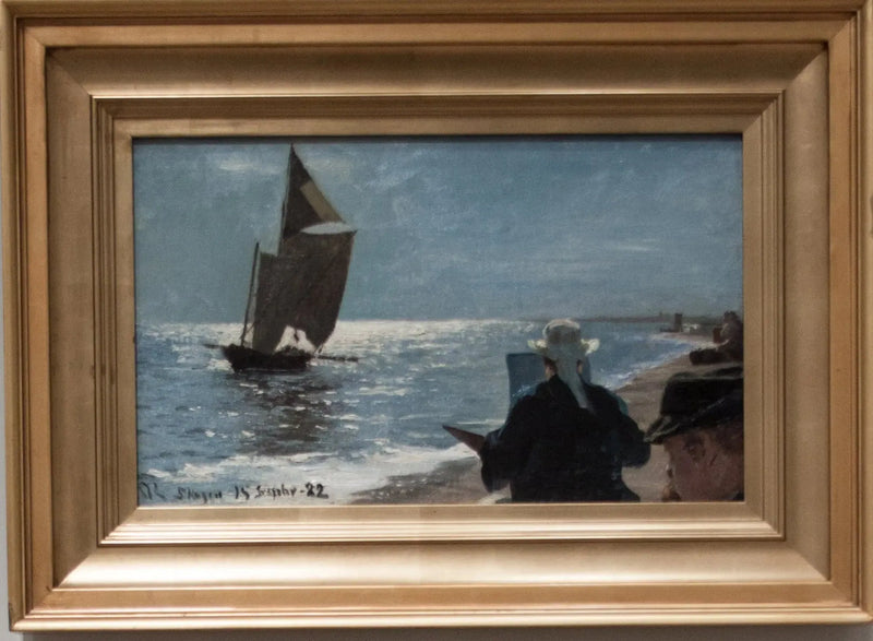 Konstnärer på södra stranden i Skagen - Peder Severin Krøyer