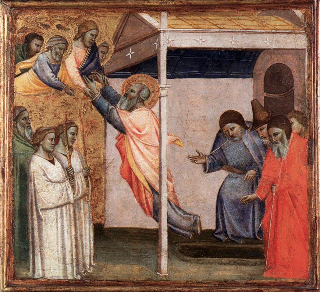 Ascension av Saint Jean - Taddeo Gaddi