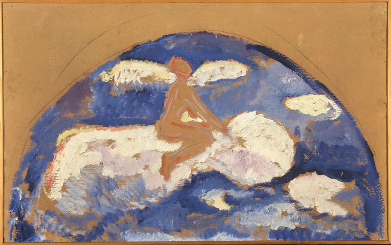 Sittande på ett moln - Edvard Munch