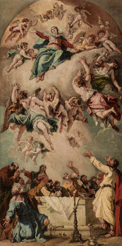 Assumtion av Jungfru Maria - Sebastiano Ricci