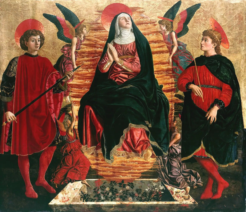 Assumtion av Maria - Andrea del Castagno