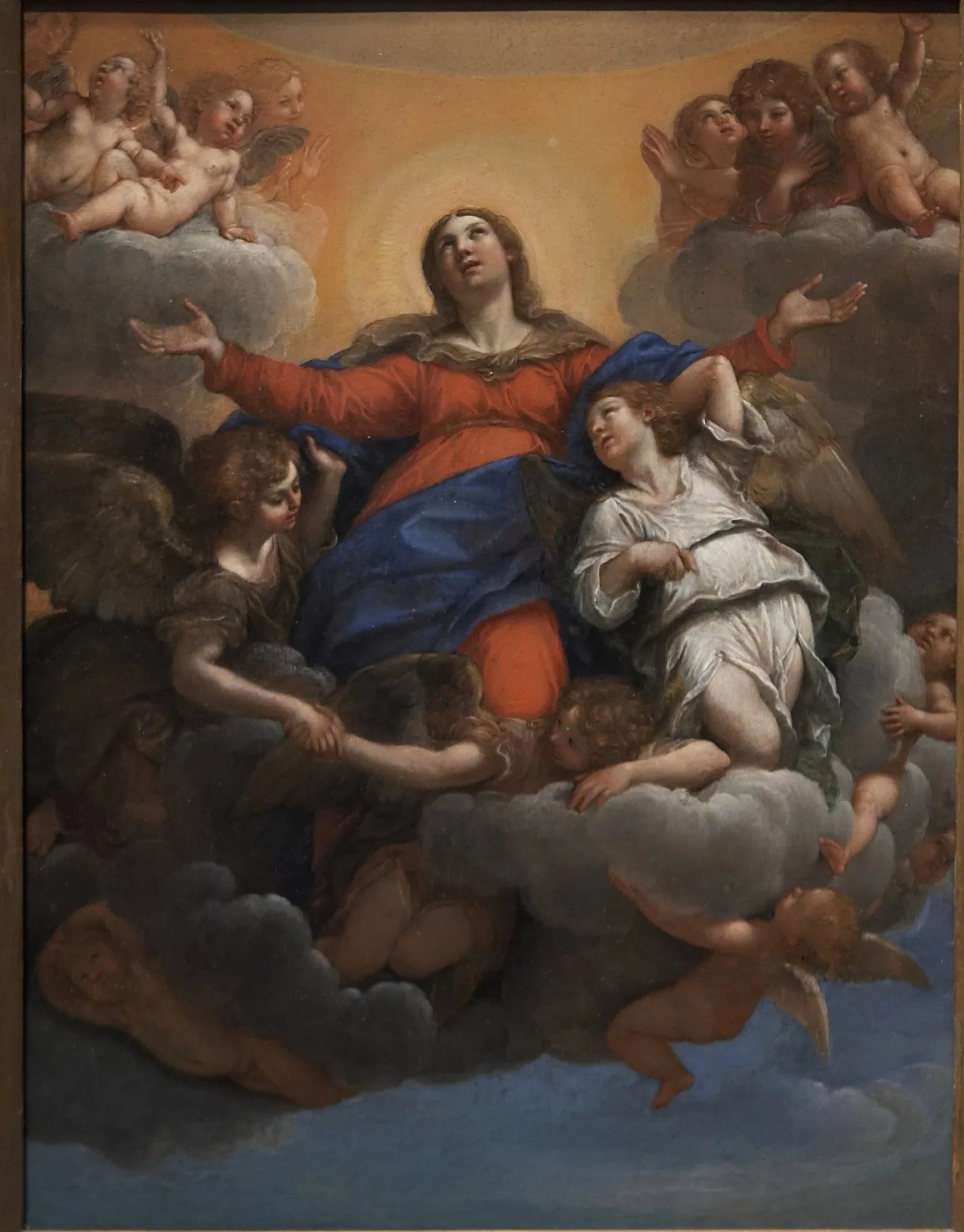 Assomption de Marie - Francesco Albani image 1 copie peinte à la main à l’huile