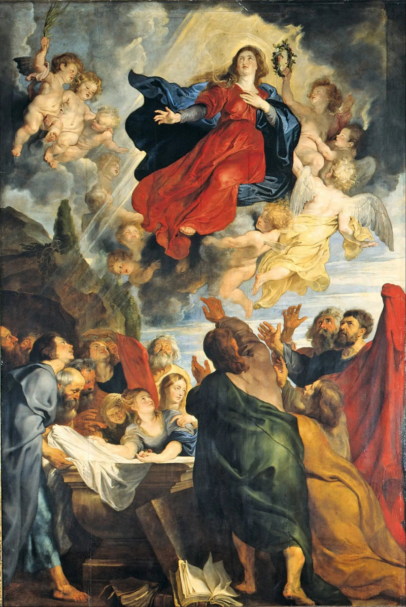 Marie upptagelse - Peter Paul Rubens