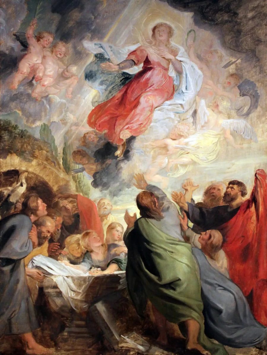 Marie upptagelse - Peter Paul Rubens