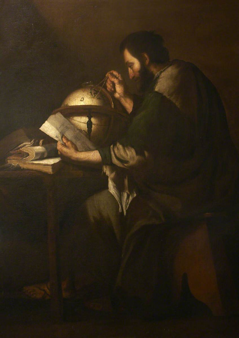 Astronomen i sitt kontor - Jusepe de Ribera