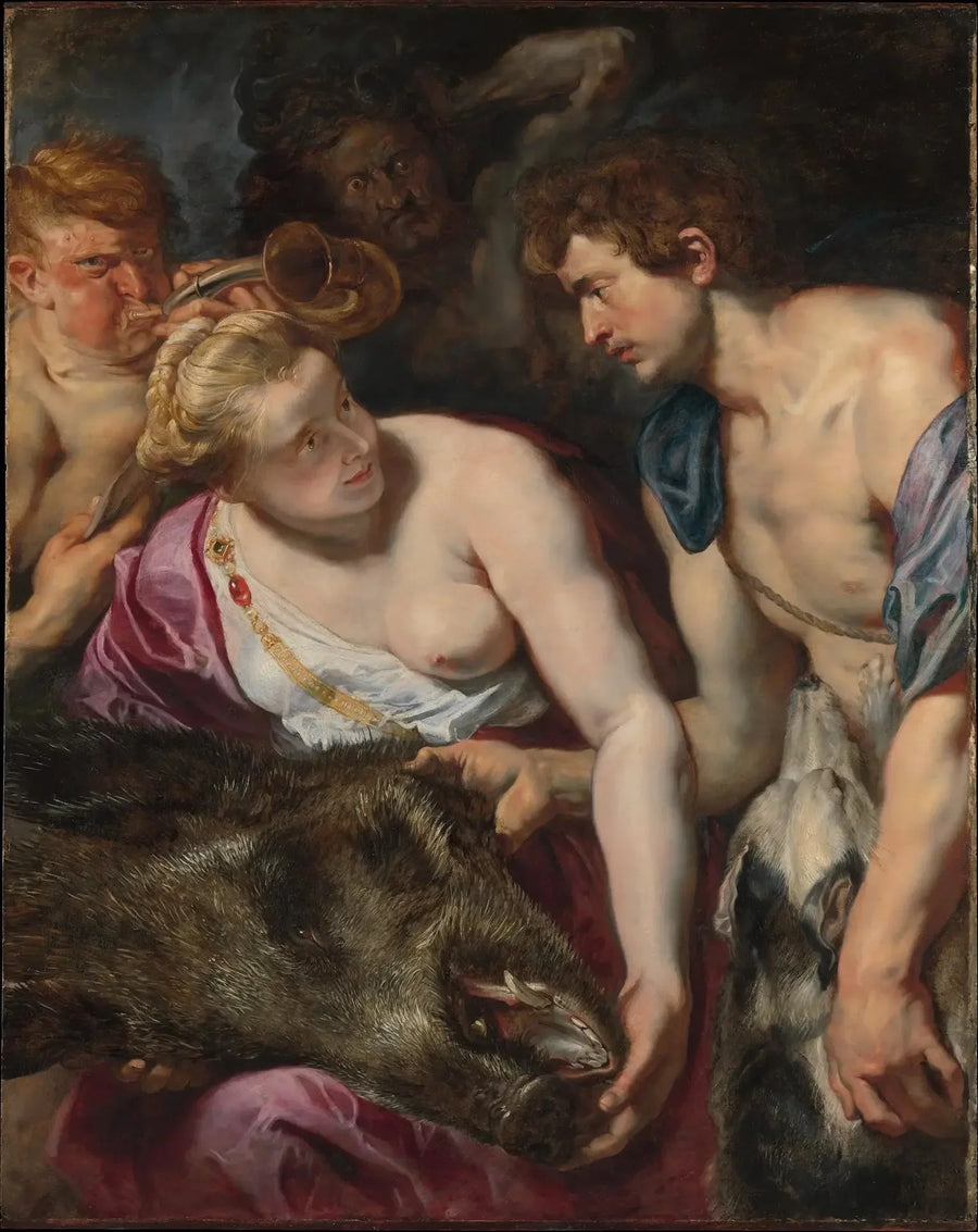 Atalante och Méléagre - Peter Paul Rubens
