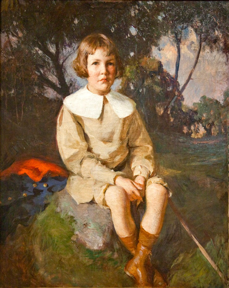 Atherton Loring Jr. - Frank Weston Benson image 1 copie de tableau peinte à la main