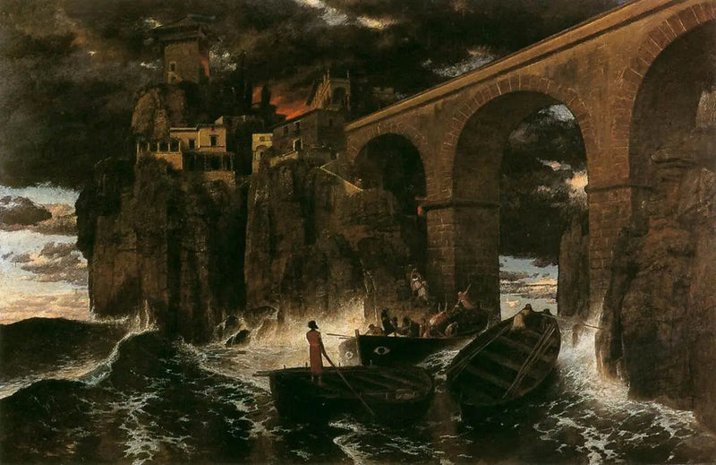 Piratangrepp - Arnold Böcklin