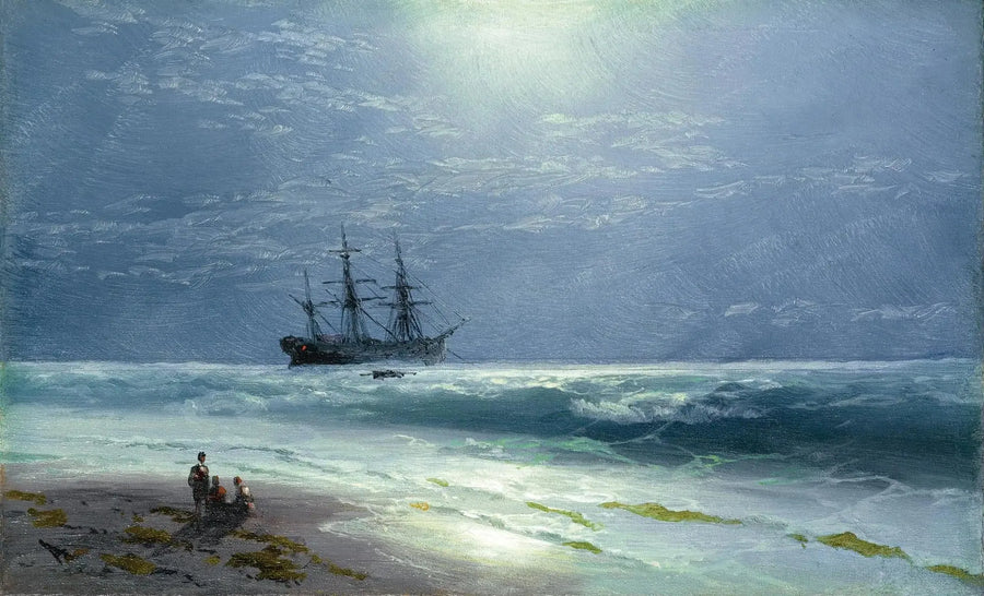 Månlandning - Ivan Aïvazovski
