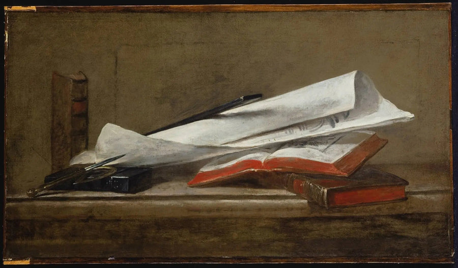Arkitektens attribut - Jean Siméon Chardin