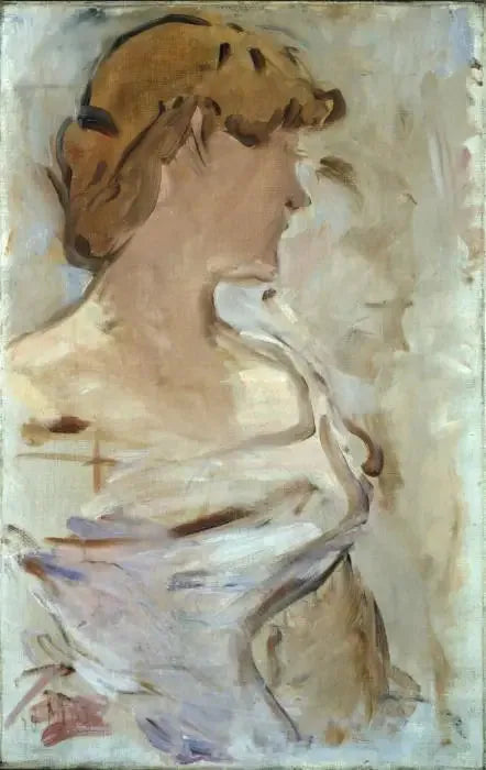 På bal - Marguerite de Conflans i baldräkt - Édouard Manet