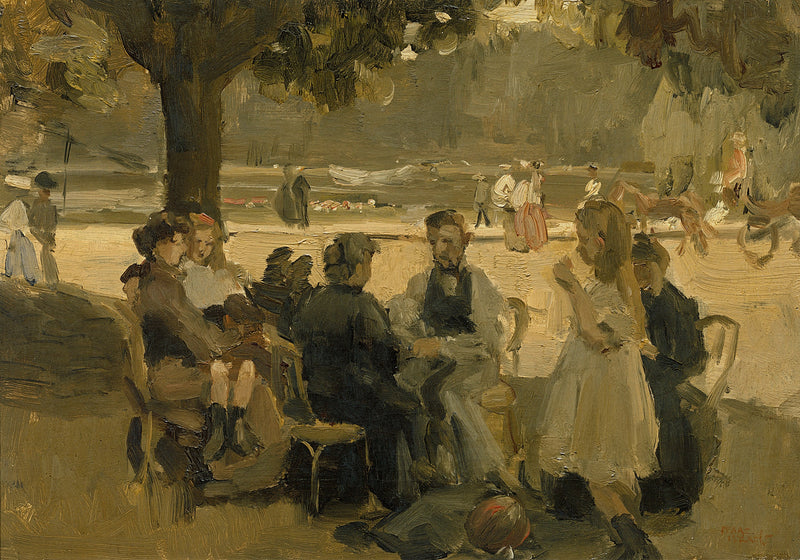 Vid Bois de Boulogne nära Paris - Isaac Israëls