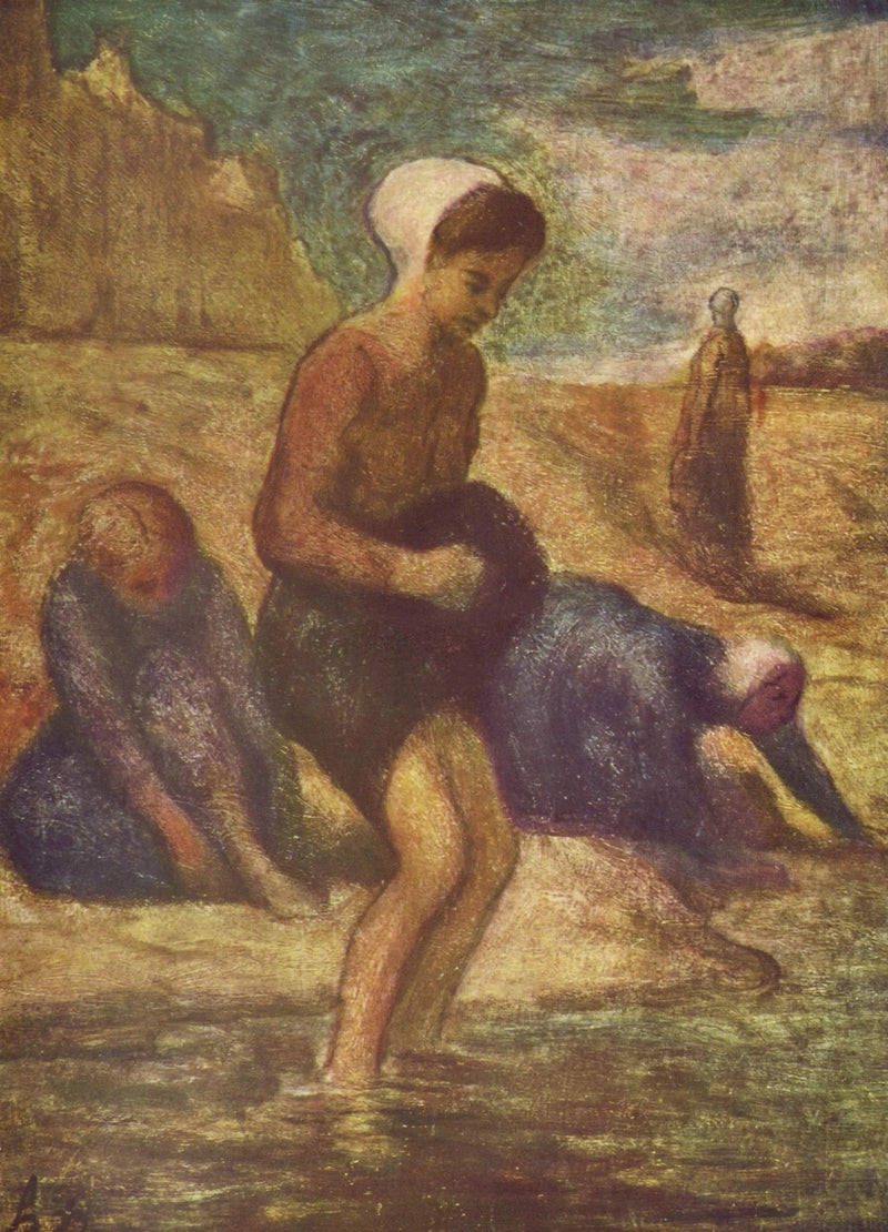 Vid vattnet - Honoré Daumier