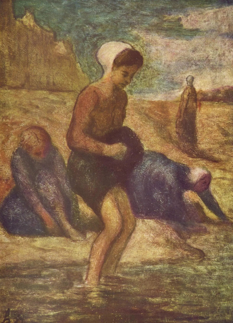 Vid vattnet - Honoré Daumier
