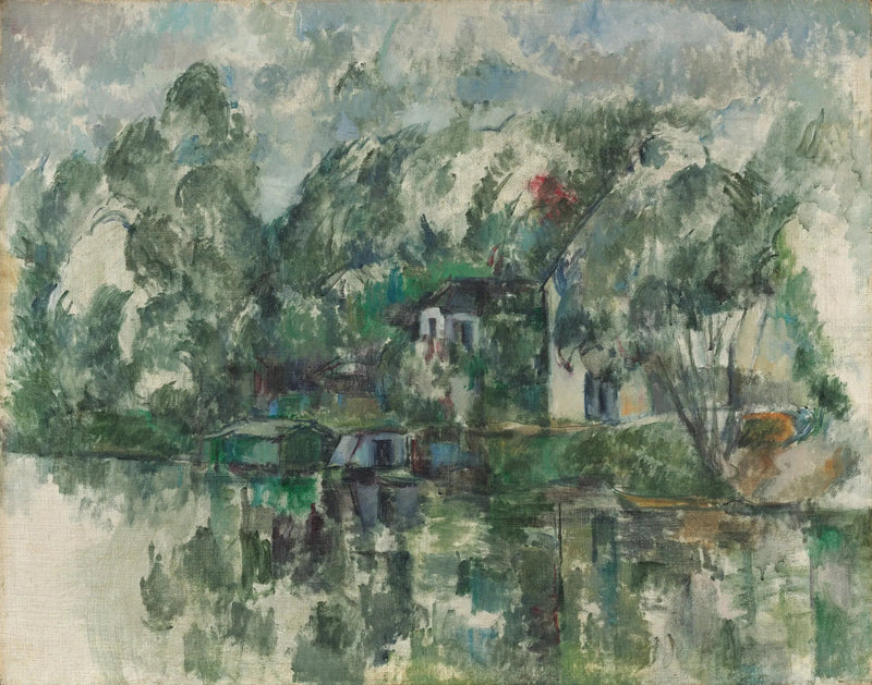 Vid vattnet - Paul Cézanne