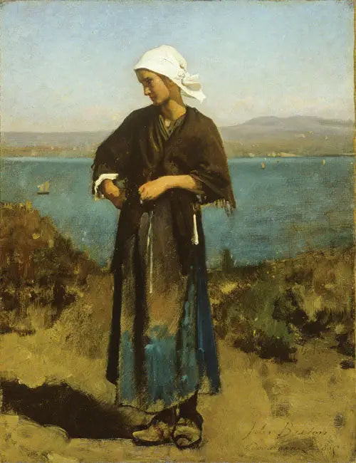 Vid havskanten - Jules Breton