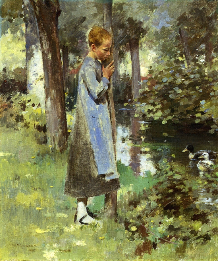 Vid flodkanten - Theodore Robinson