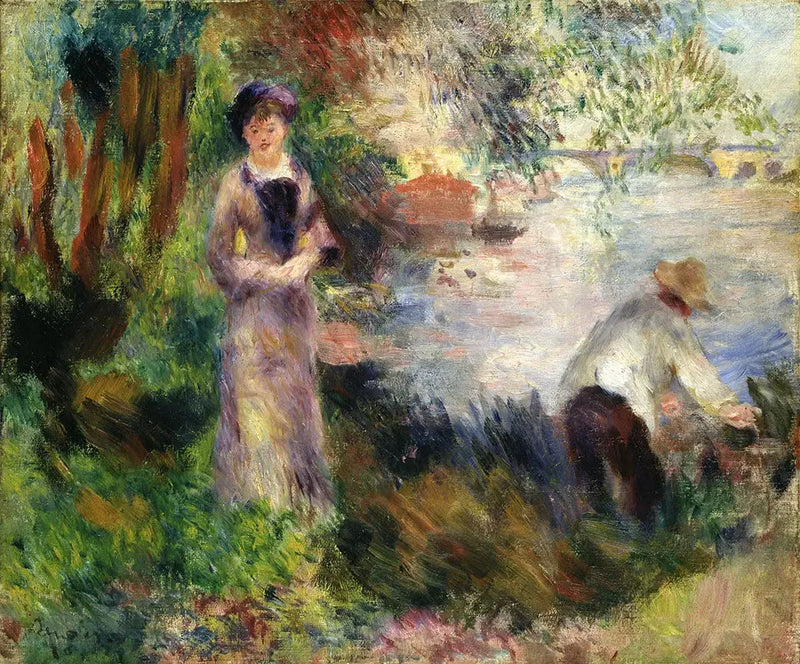 Vid Seine i Argenteuil - Pierre-Auguste Renoir