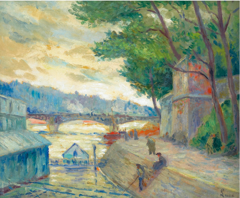 Vid Seinebanken - Maximilien Luce