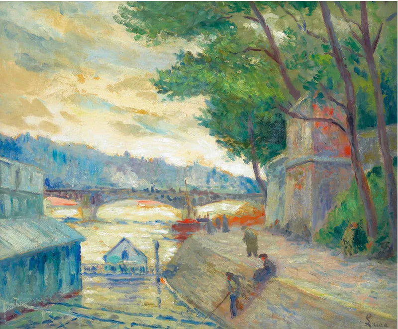 Vid Seinebanken - Maximilien Luce
