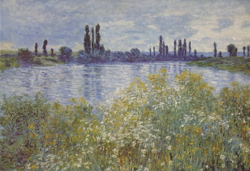 Vid Seine, nära Vétheuil - Claude Monet