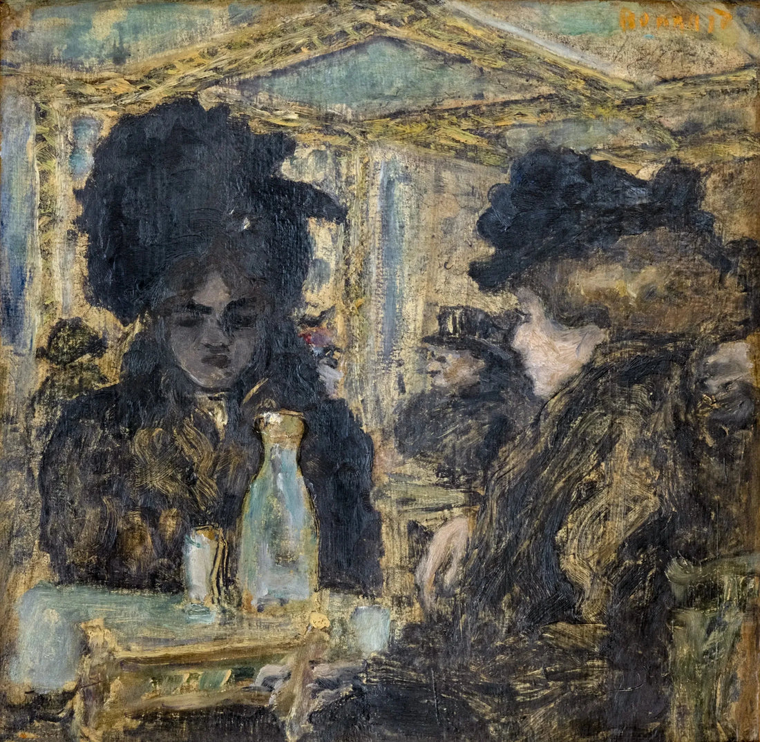 På kaféet - Pierre Bonnard