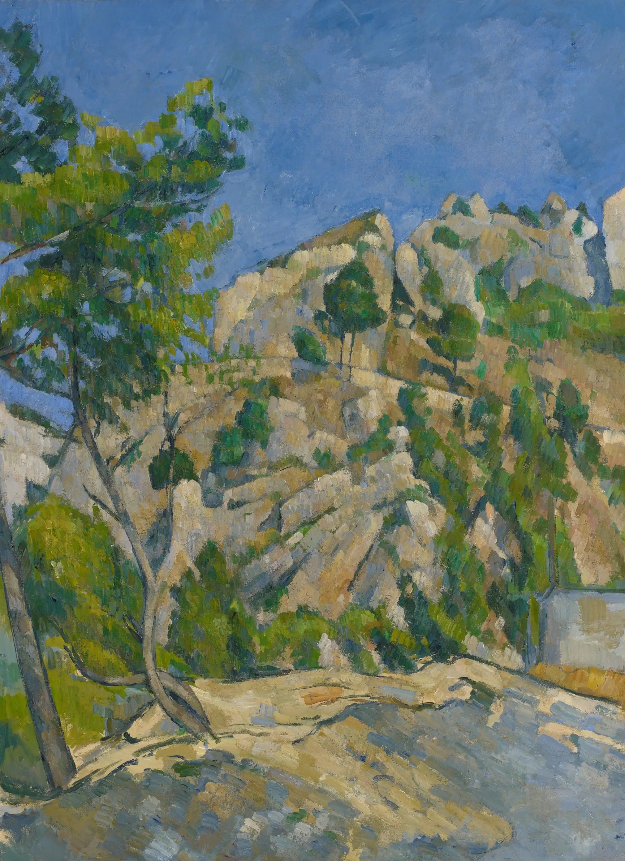 Reproduction du tableau « Au Fond du Ravin, l'Estaque - Paul Cézanne » par Alpha Reproduction en peinture à l’huile
