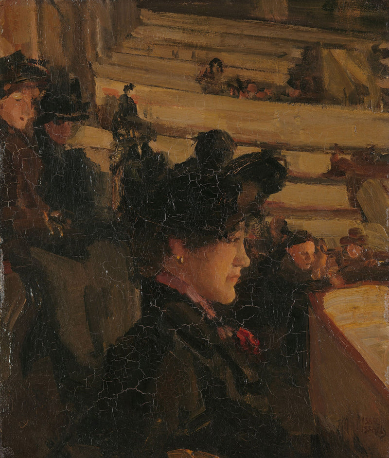 På teatern - Isaac Israëls