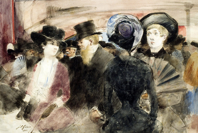 På teatern. - Jean-Louis Forain