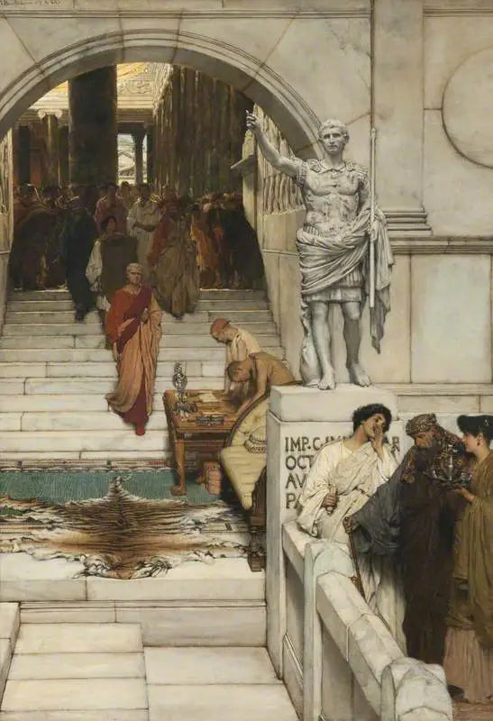 Publik med Agrippa - Lawrence Alma-Tadema