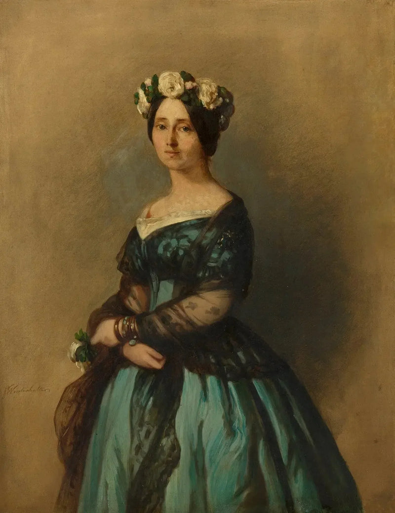 Augusta av Sachsen-Weimar, prinsessa av Preussen, senare preussiska drottning och tysk kejsarinna (1811-1890) - Franz Xaver Winterhalter