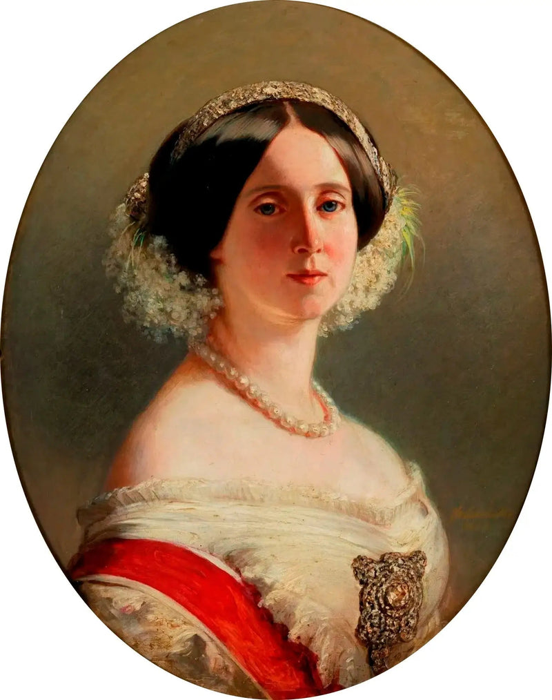 Augusta av Sachsen-Weimar, Preussens drottning och tysk kejsarinna (1811-1890) - Franz Xaver Winterhalter