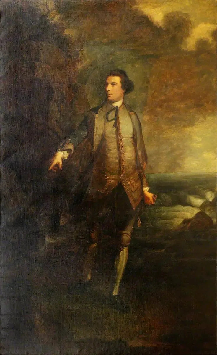 Augustus Keppel, 1:a vicomte Keppel (1725–1786), amiral av den Blåa Flottan - Joshua Reynolds