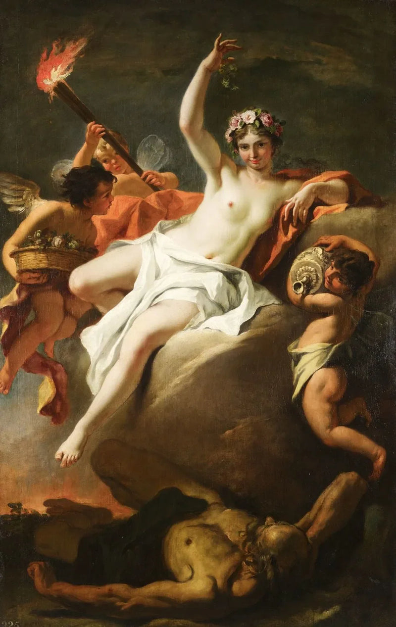 Aurore och Tithon - Sebastiano Ricci