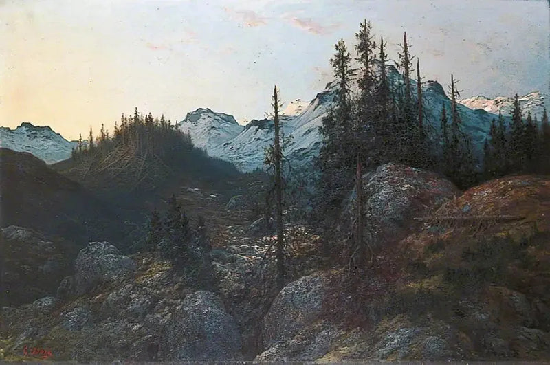 Aurore. Minnet av Alperna - Gustave Doré